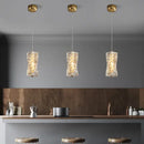GobekUsa Crystal Dining Table Pendant Lamp: Elegant Led Decoration for Kitchen Island, Restaurant, Living Room