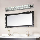 GobekUsa Modern LED Vanity Wall Sconce with Crystal Encrusted Beveled Bar - Stylish and Chic