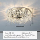 GobekUsa Crystal LED Ceiling Chandelier for Living, Bedroom, Kitchen, Dining Room