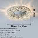 GobekUsa Crystal LED Ceiling Chandelier for Living, Bedroom, Kitchen, Dining Room
