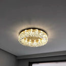 GobekUsa Crystal LED Ceiling Lamp for Chic Living, Bedroom, and Dining Room