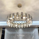 GobekUsa Crystal LED Chandelier: Modern Luxury Pendant Light for Bedroom, Restaurant, and Home Decor