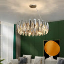 GobekUsa Crystal LED Chandelier: Modern Luxury Pendant Light for Bedroom, Restaurant, and Home Decor
