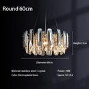 GobekUsa Crystal LED Chandelier: Modern Luxury Room Decor Pendant Light for Home, Bedroom, Restaurant & Ceiling