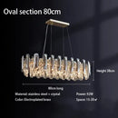 GobekUsa Crystal LED Chandelier: Modern Luxury Pendant Light for Bedroom, Restaurant, and Home Decor