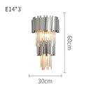 GobekUsa Crystal LED Chandelier Suspension Lighting for Foyer