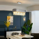 GobekUsa Crystal LED Chandelier Suspension Lighting for Foyer