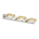 GobekUsa Crystal LED Mirror Light: Modern Bathroom Wall Sconce Stainless Steel Lighting Fixtures