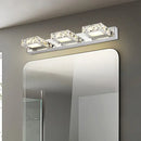 GobekUsa Crystal LED Mirror Light: Modern Bathroom Wall Sconce Stainless Steel Lighting Fixtures
