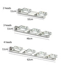 GobekUsa Crystal LED Mirror Light: Modern Bathroom Wall Sconce Stainless Steel Lighting Fixtures