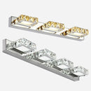 GobekUsa Crystal LED Mirror Light: Modern Bathroom Wall Sconce Stainless Steel Lighting Fixtures