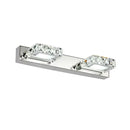 GobekUsa Crystal LED Mirror Light: Modern Bathroom Wall Sconce Stainless Steel Lighting Fixtures