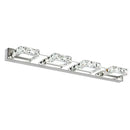 GobekUsa Crystal LED Mirror Light: Modern Bathroom Wall Sconce Stainless Steel Lighting Fixtures