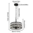 GobekUsa Crystal LED Pendant Chandelier: Luxury Nordic Design for Kitchen, Dining Room & Bedroom