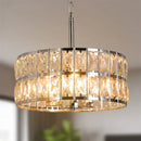 GobekUsa Crystal LED Pendant Chandelier: Luxury Nordic Design for Kitchen, Dining Room & Bedroom
