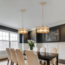 GobekUsa Crystal LED Pendant Chandelier: Luxury Nordic Design for Kitchen, Dining Room & Bedroom