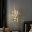 GobekUsa Crystal LED Pendant Ceiling Chandelier for Kitchen Island, Dining Room & Living Room