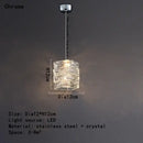 GobekUsa Crystal LED Pendant Ceiling Chandelier for Kitchen Island, Dining Room & Living Room