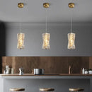 GobekUsa Crystal LED Pendant Ceiling Chandelier for Kitchen Island, Dining Room & Living Room