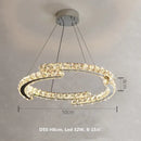 GobekUsa Crystal LED Pendant Lights Chrome Steel Modern Luxury Fixtures