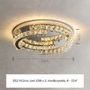 GobekUsa Crystal LED Pendant Lights Chrome Steel Modern Luxury Fixtures