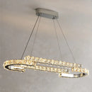 GobekUsa Crystal LED Pendant Lights Chrome Steel Modern Luxury Fixtures