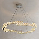 GobekUsa Crystal LED Pendant Lights Chrome Steel Modern Luxury Fixtures