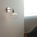 GobekUsa Crystal LED Wall Light – Modern Nordic Living Room Bedside Lamp