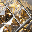 GobekUsa Crystal Mosaic Wall Lamp: Elegant LED Lighting for Living Room, Bedroom, and Hotel Lobby