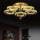 GobekUsa Crystal Nordic LED Ceiling Chandelier for Modern Indoor Lighting