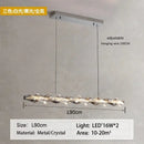 GobekUsa Crystal Ring Chandelier: Modern Dimmable LED Ceiling Fixture
