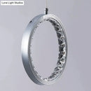 GobekUsa Crystal Rings LED Pendant Light Fixture For Indoor Lamp Lamparas De Techo Surface Mounting Pendant Lamp For Bedroom Dining Room
