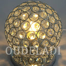 GobekUsa Crystal Table Lamp: Modern Desktop E27 LED Desk Lamp for Parlor, Bed Room, Bedside Cabinet