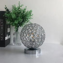 GobekUsa Crystal Table Lamp: Modern Desktop E27 LED Desk Lamp for Parlor, Bed Room, Bedside Cabinet