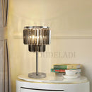 GobekUsa Crystal Table Lamps: Modern Warm Living Room Study Desk Decor Fixtures