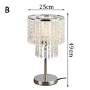 GobekUsa Crystal Table Lamps: Modern Warm Living Room Study Desk Decor Fixtures