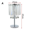 GobekUsa Crystal Table Lamps: Modern Warm Living Room Study Desk Decor Fixtures