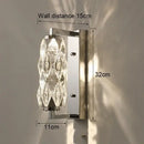 GobekUsa Crystal Wall Lamp: Modern Luxury for Bedroom, Living Room, and Staircase