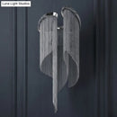 GobekUsa Minimalist Aluminum Wall Sconce Light with 2 Silver Bulbs - Perfect Bedside Lamp