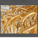 GobekUsa Crystal Water Drop Branch Chandelier LED Lighting Fixture for Hall Living Room
