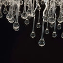 GobekUsa Crystal Water Drop Branch Chandelier: Luxury LED Lighting for Hall, Living Room, or Bar