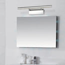 GobekUsa LED Bathroom Wall Lamp in Chrome - Cylinder Vanity Lighting with Warm/White Light, 10"/16" L