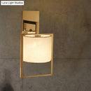 GobekUsa Modern Chrome Cylinder Wall Sconce Light – Fabric Shade, 1-Light Fixture