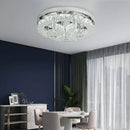 GobekUsa Crystal Ceiling Chandelier: Modern LED Light with RC Dimming for Luxe Home Decor
