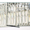 GobekUsa Crystal Chandelier: Modern Rectangular Lighting for Living Room, Dining Room, Bar