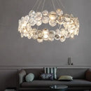 GobekUsa Crystal LED Chandelier: Modern Nordic Style Luxury Pendant Light for Living, Bedroom, Dining Room