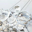 GobekUsa Crystal LED Chandelier: Modern Nordic Style Luxury Pendant Light for Living, Bedroom, Dining Room