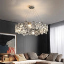 GobekUsa Crystal LED Chandelier: Modern Nordic Style Luxury Pendant Light for Living, Bedroom, Dining Room