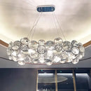 GobekUsa Crystal LED Chandelier: Modern Nordic Style Luxury Pendant Light for Living, Bedroom, Dining Room