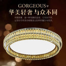GobekUsa Crystal Round LED Ceiling Light in Shiny Room Style